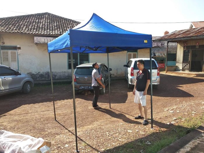 Tenda Lipat 2x2 Meter di Palembang