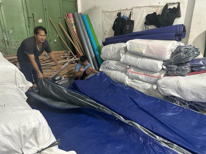 JUAL TERPAL A7 BIRU SILVER DI PALEMBANG