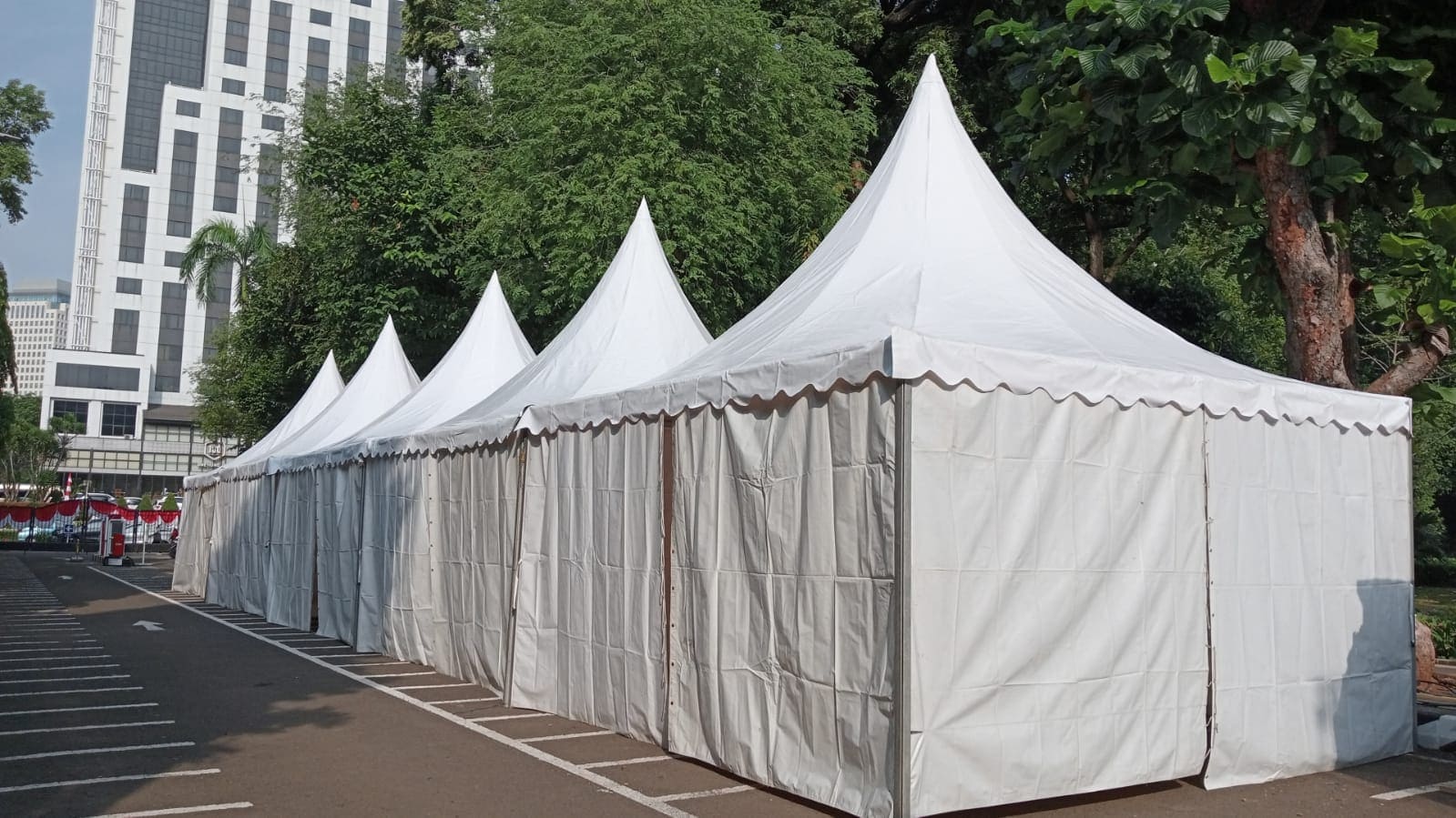 Buat Tenda Sarnafil di OKI